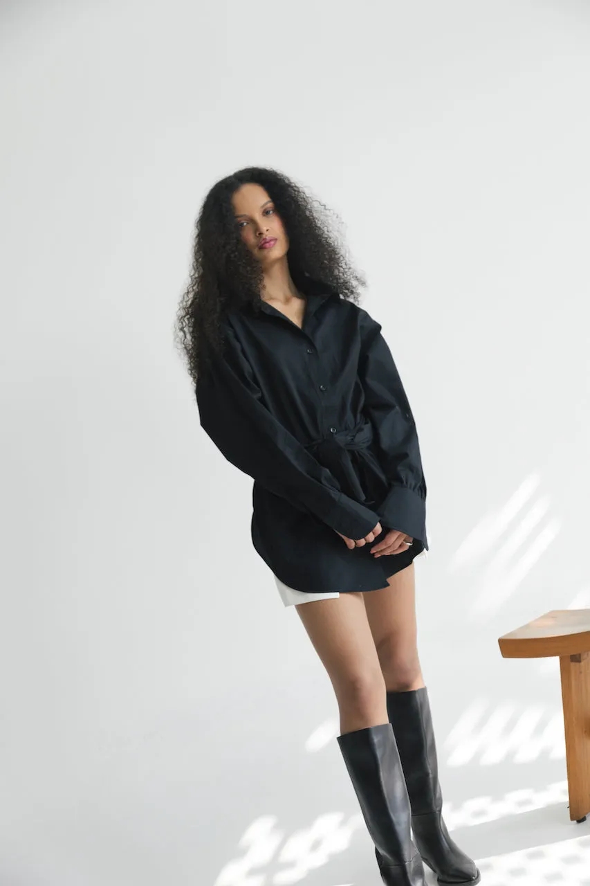 The Wrap Boyfriend Shirt