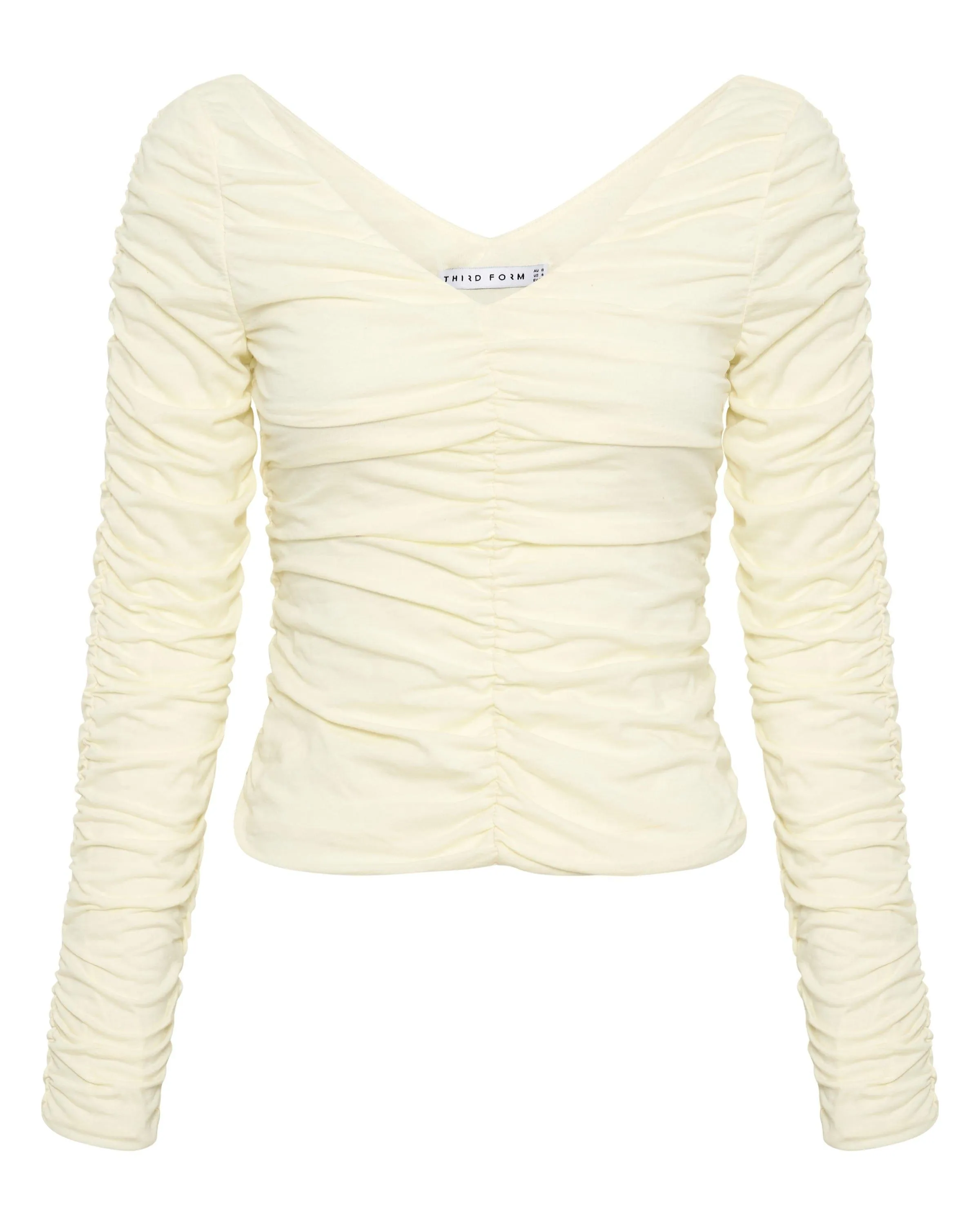 TIME AGAIN GATHERED TOP | CREAM