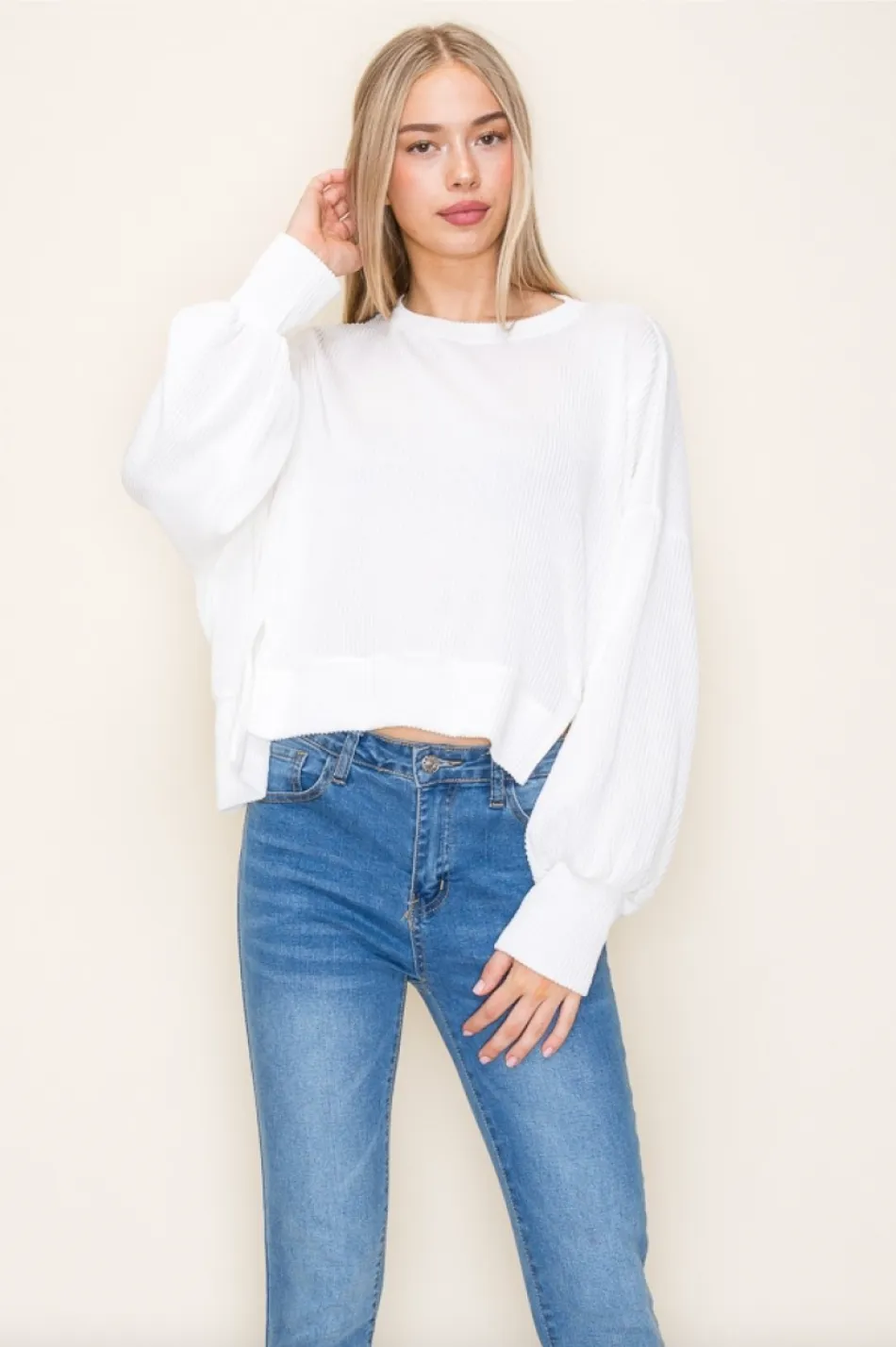 To The Heart Of It Ribbed Top-Multiple Colors Available