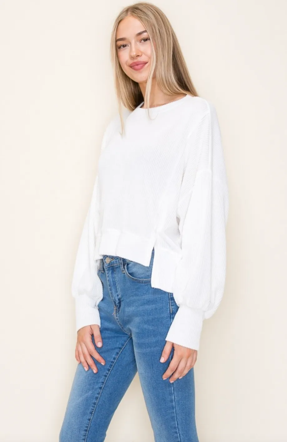 To The Heart Of It Ribbed Top-Multiple Colors Available