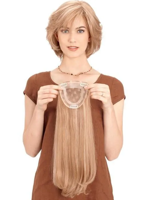 Toppiece 3003 by Louis Ferre | Human Hair Topper (Mono Base)