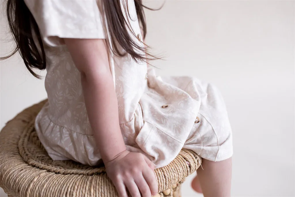 Travelers:  Kids Pocket Dress Desert Garden 2/3Y
