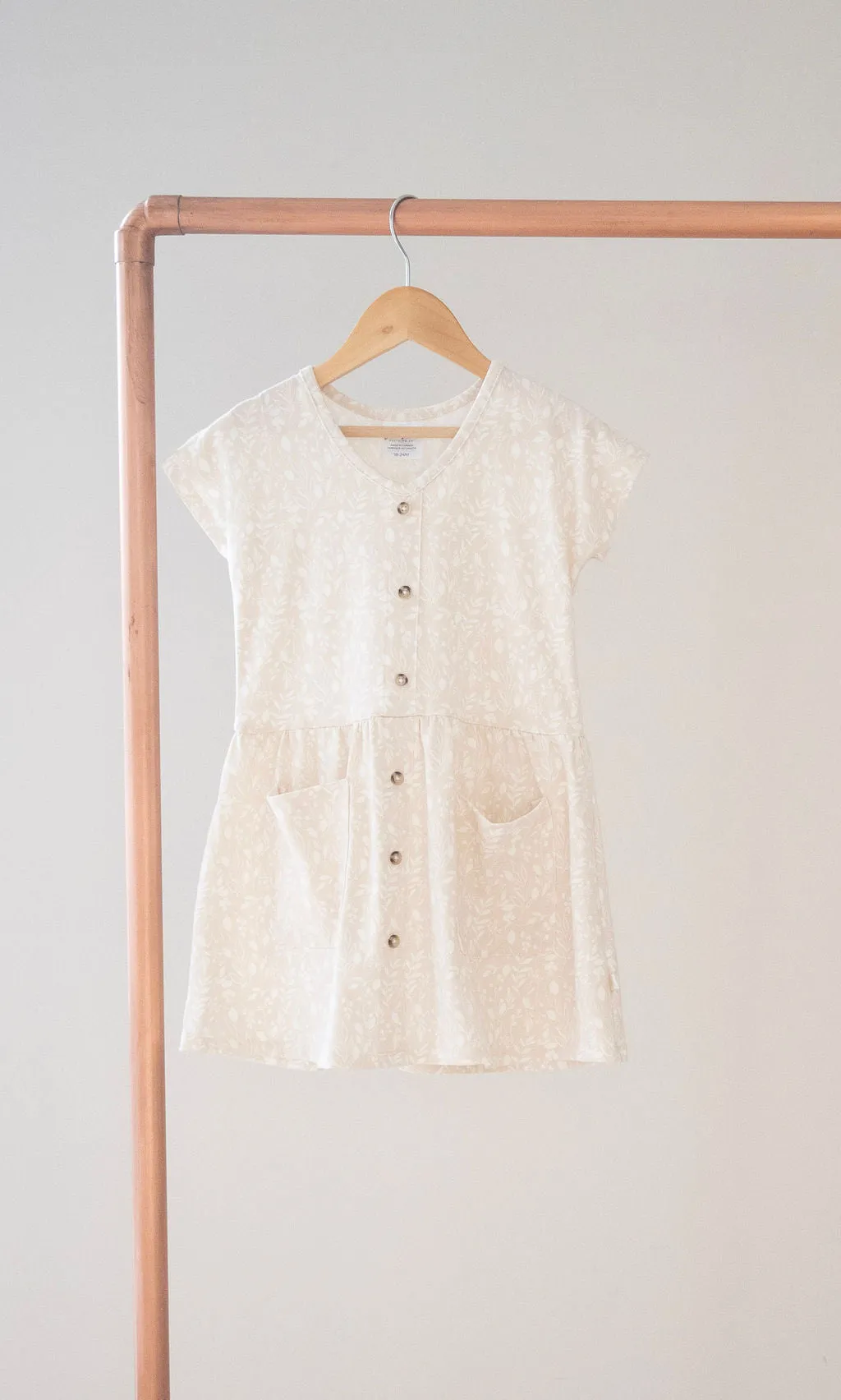 Travelers:  Kids Pocket Dress Desert Garden 2/3Y