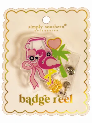 Tropical Badge Reel by Simply Southern