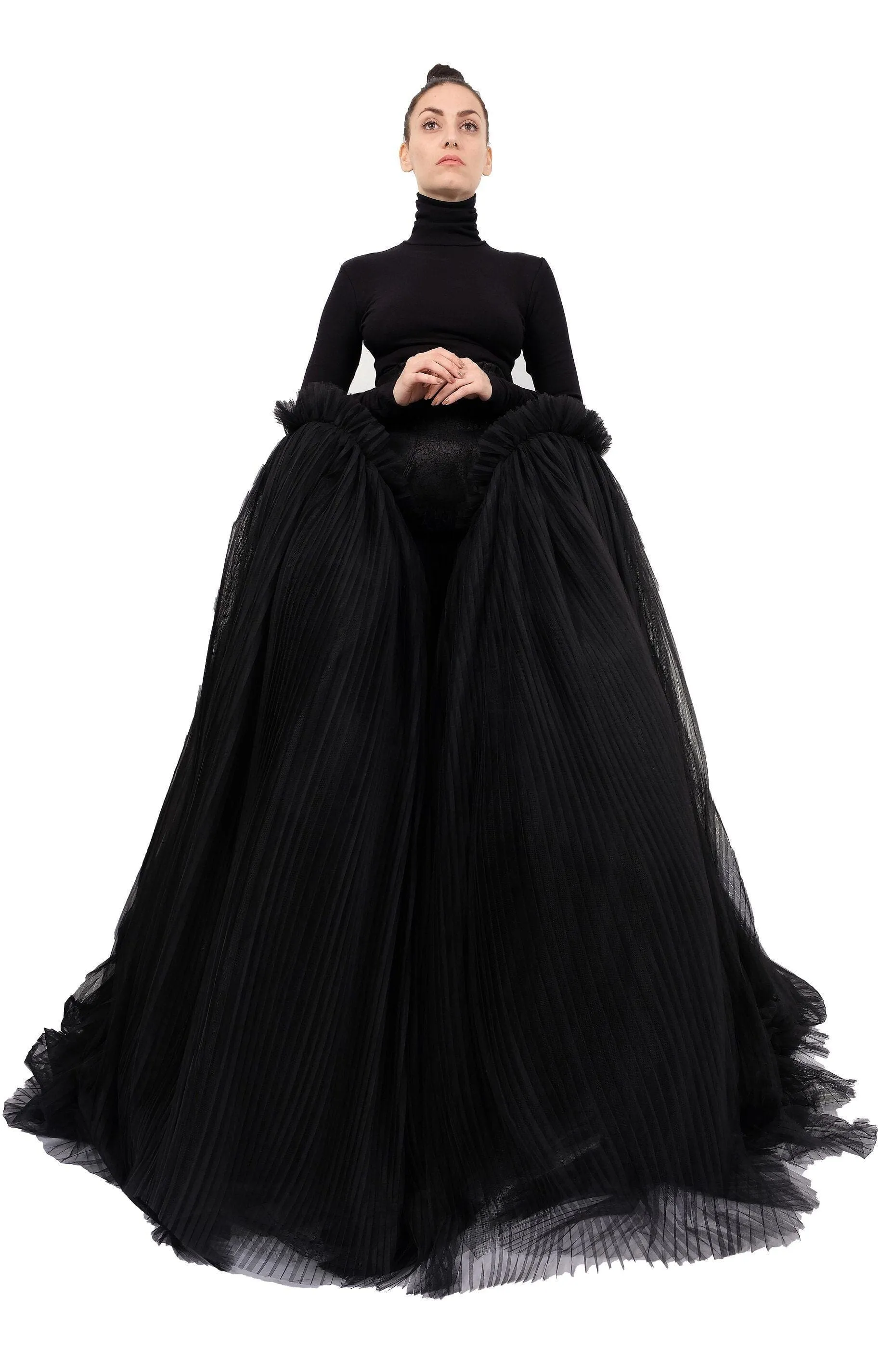 Tulle Maxi Skirt with Corset