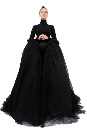 Tulle Maxi Skirt with Corset