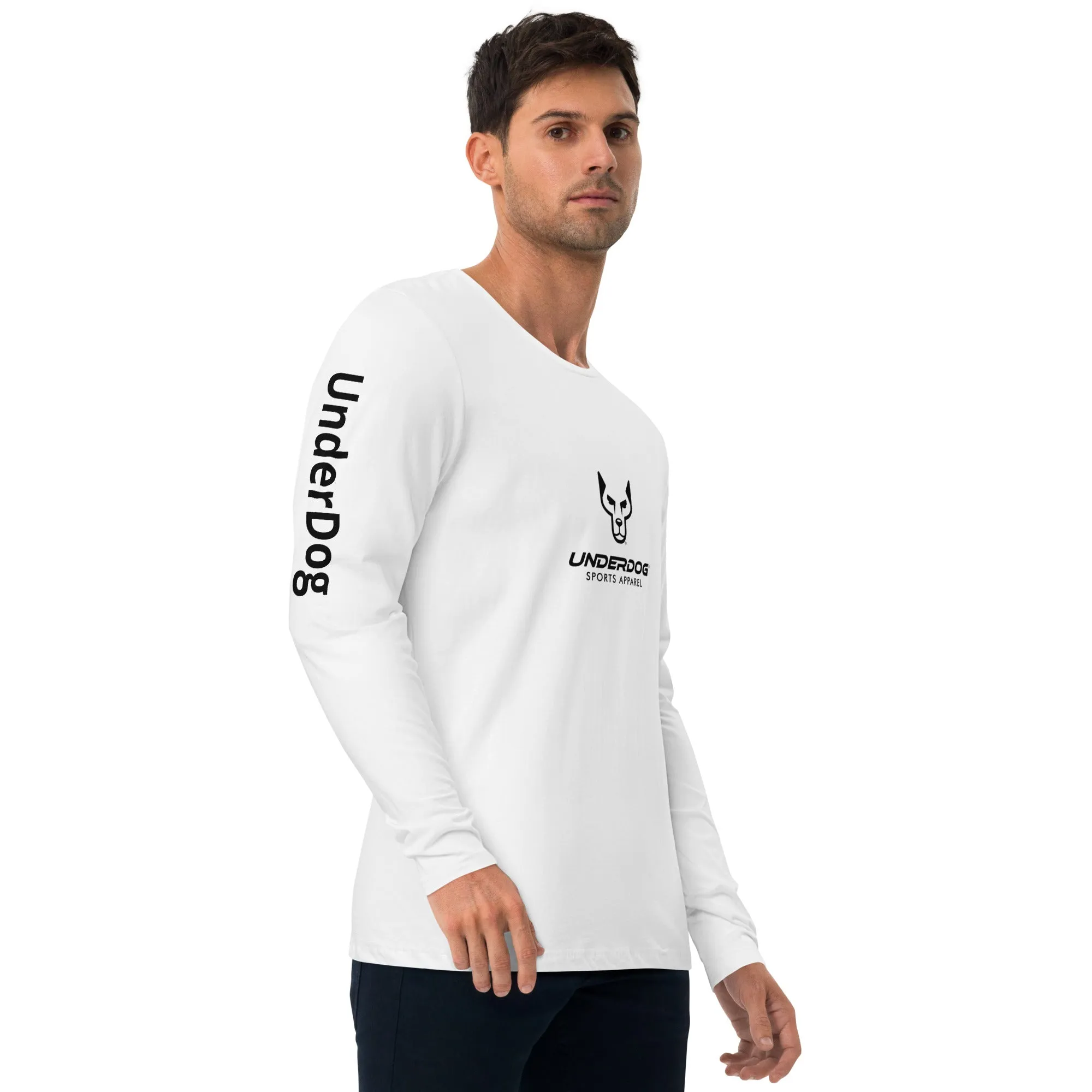 USA Long Sleeve Fitted Crew