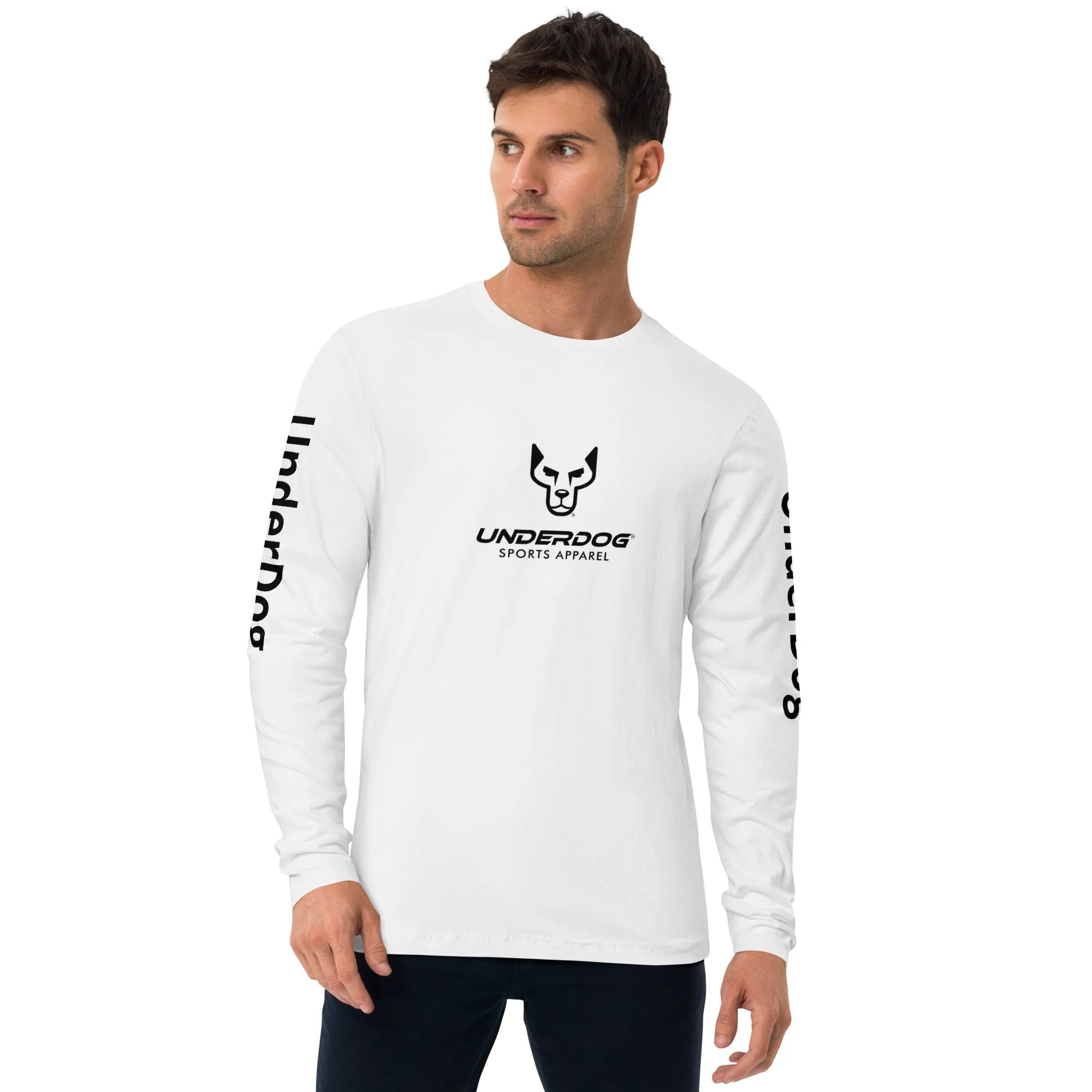 USA Long Sleeve Fitted Crew