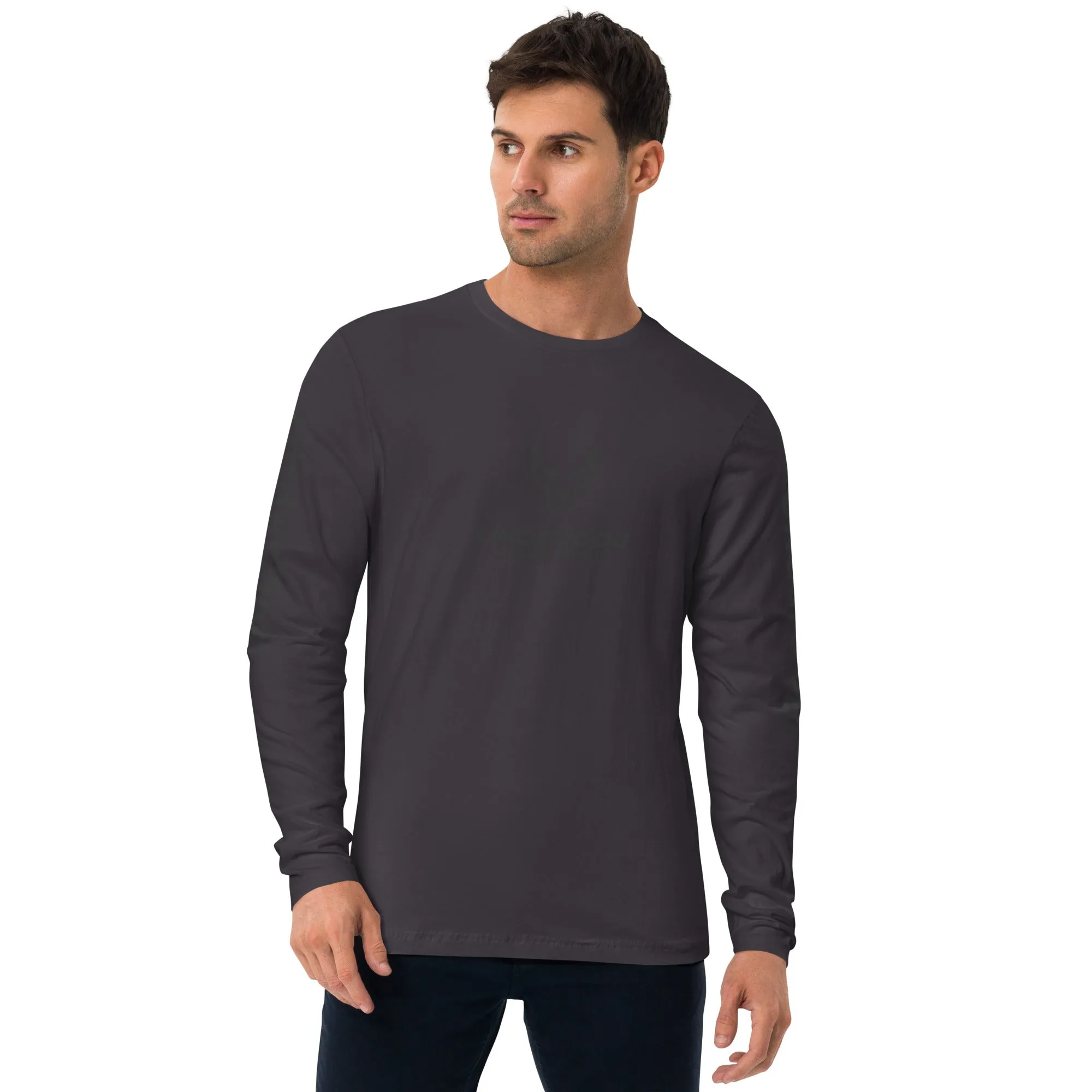 USA Long Sleeve Fitted Crew
