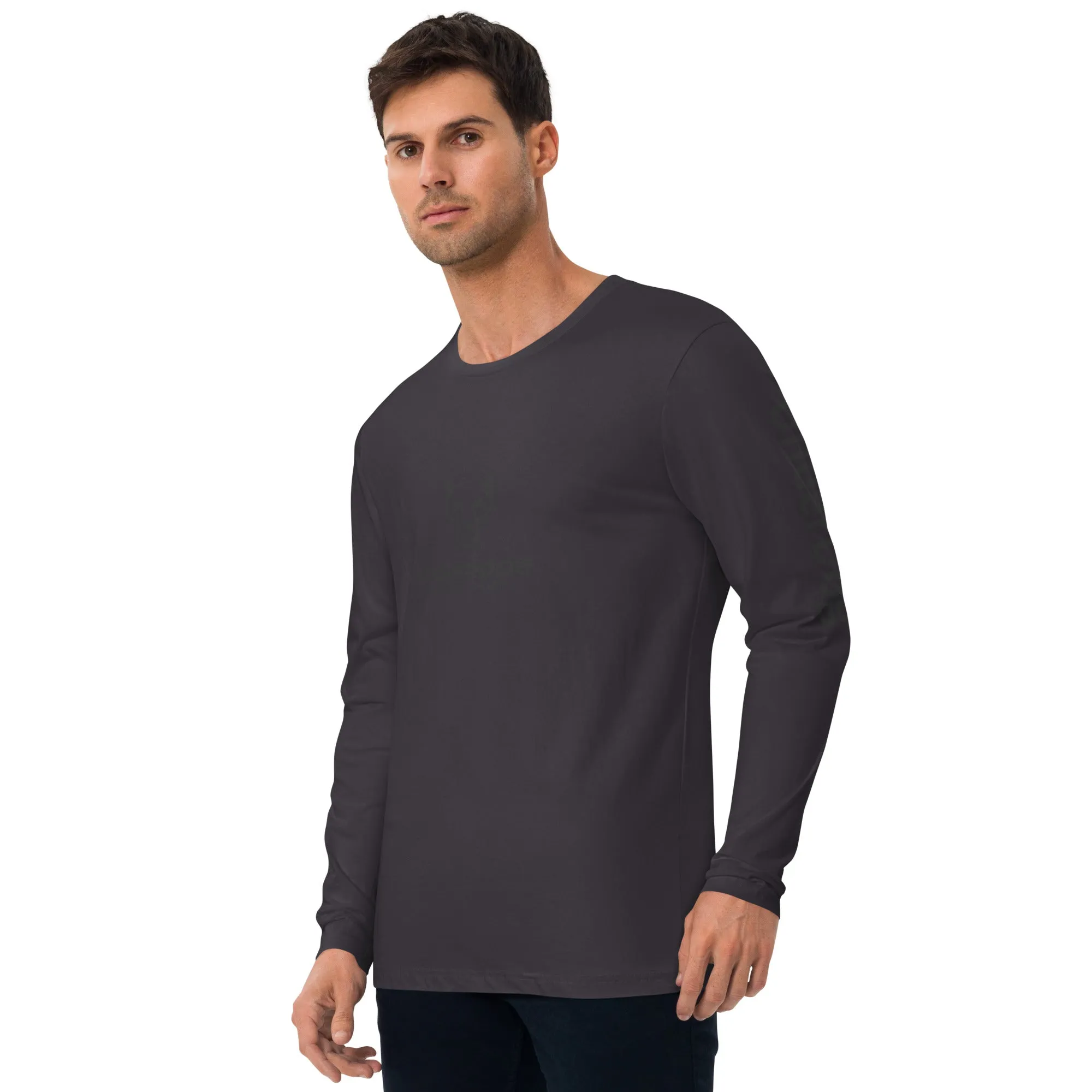 USA Long Sleeve Fitted Crew