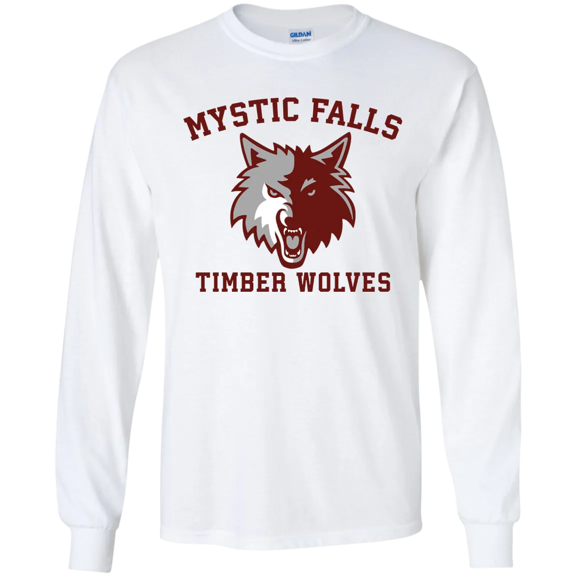 Vampire Diaries Mystic Falls Salvatore 17 Timber Wolves shirt