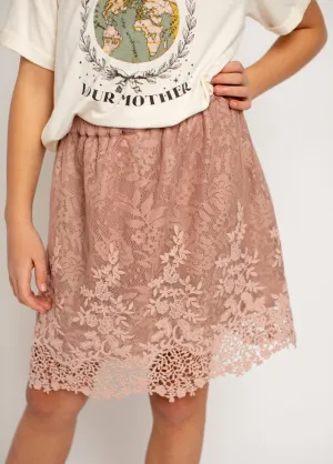 Vella Skirt in Nude Pink