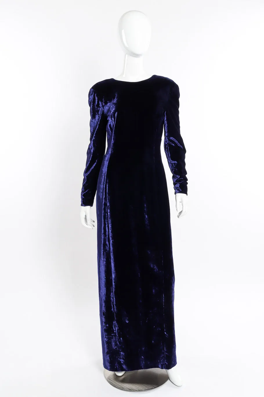 Velvet V-Back Gown