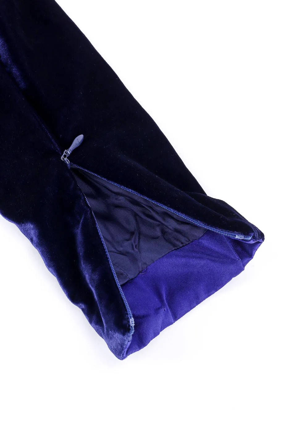 Velvet V-Back Gown