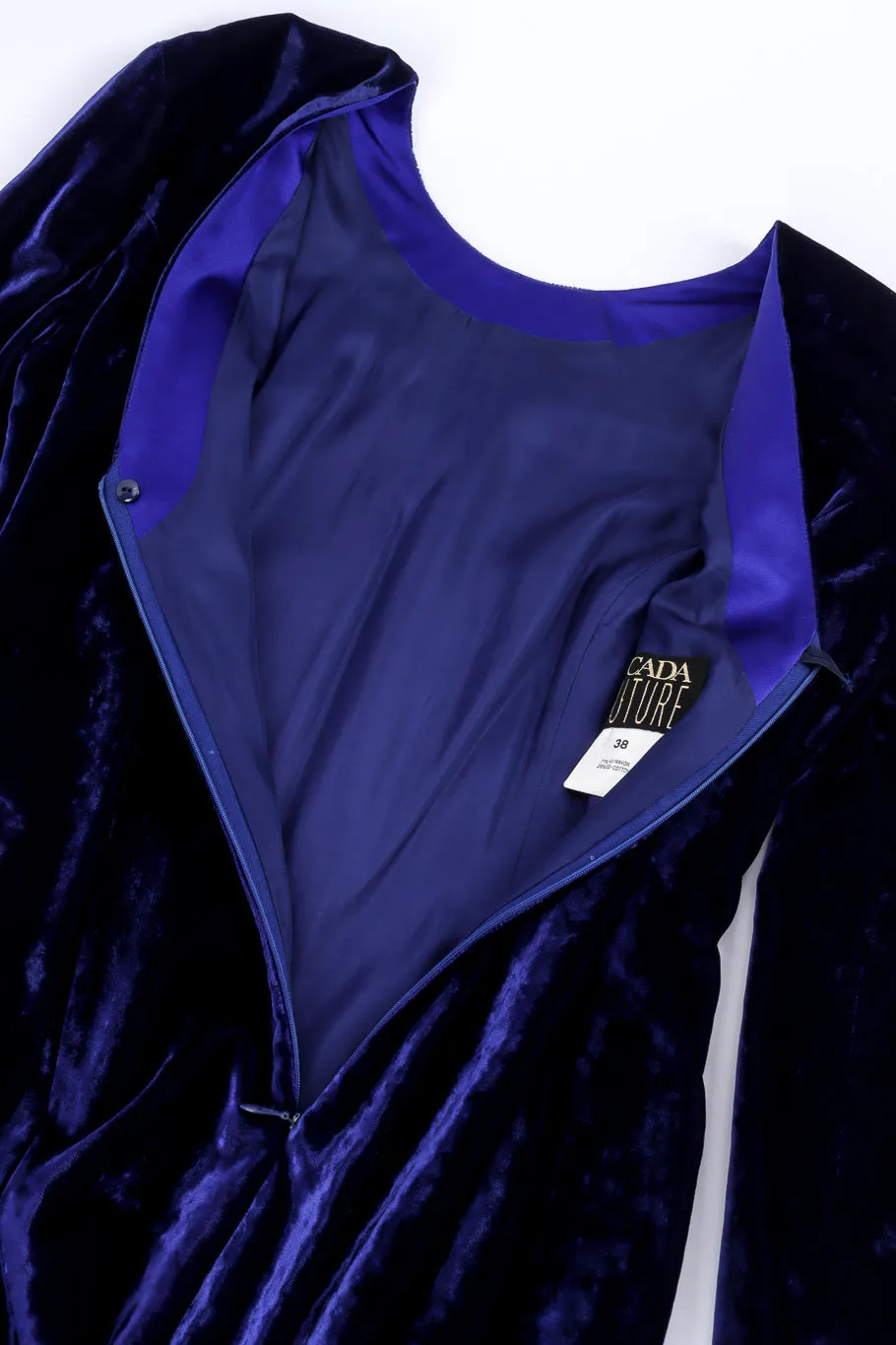 Velvet V-Back Gown