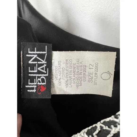 Vintage 90s Helen Blake Lace Overlay Column Dress Size 12