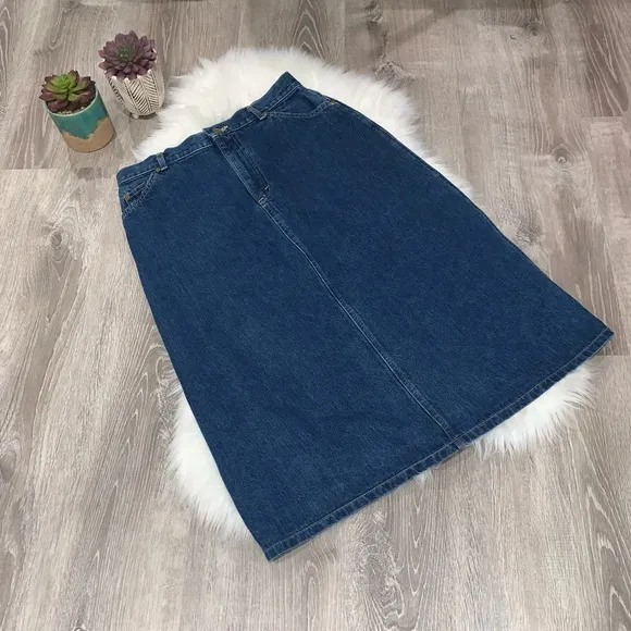 Vintage Union Made Lee Denim Skirt