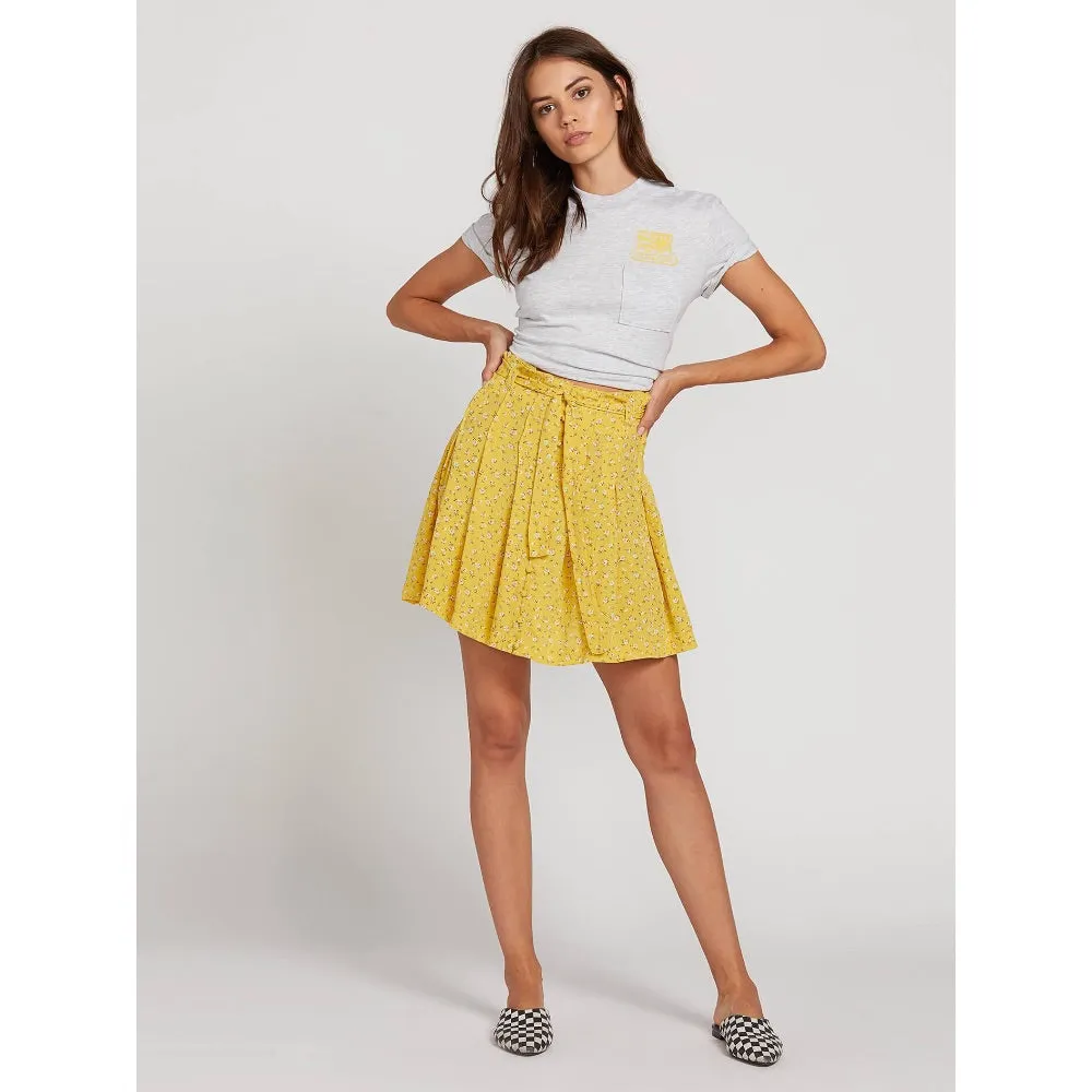 VOLCOM HEY BUD SKIRT CITRON