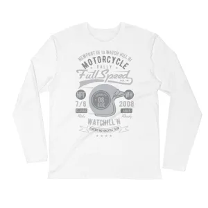 Watchill’n ‘Full Speed’ Premium Long Sleeve Fitted Crew (Grey)