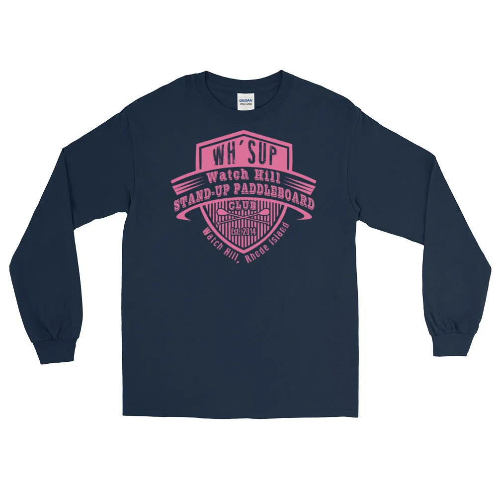 Watchill'n 'Paddle Board Club' - Long-Sleeve T-Shirt (Pink)