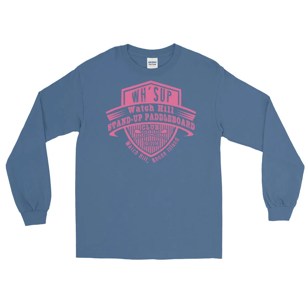 Watchill'n 'Paddle Board Club' - Long-Sleeve T-Shirt (Pink)