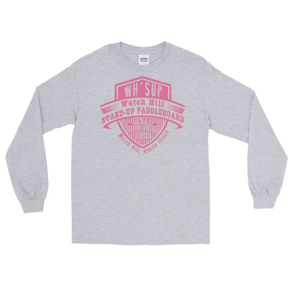 Watchill'n 'Paddle Board Club' - Long-Sleeve T-Shirt (Pink)