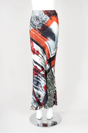 Watercolor Splatter Skirt