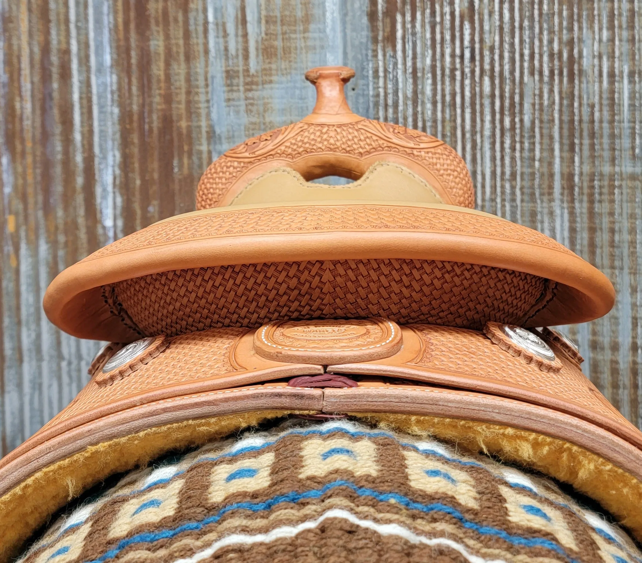 West 20 Custom Golden Reining Saddle by RW Bowman