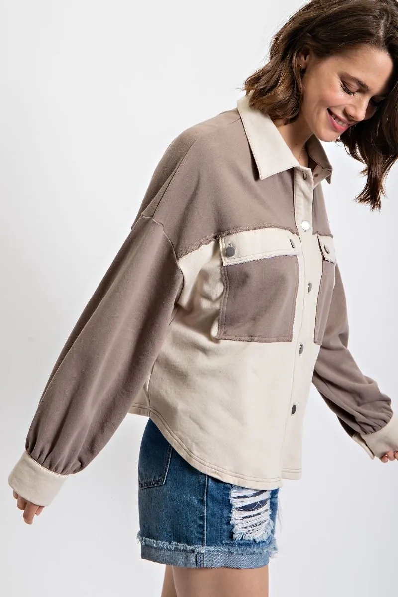 Where Are We Headed Button Down Top