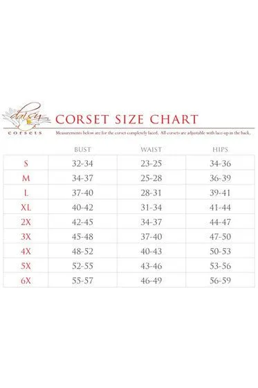 White Elegance Brocade & Taffeta Steel Corset Dress