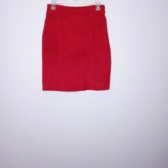 Wilson Leather Red Pencil skirt size 8