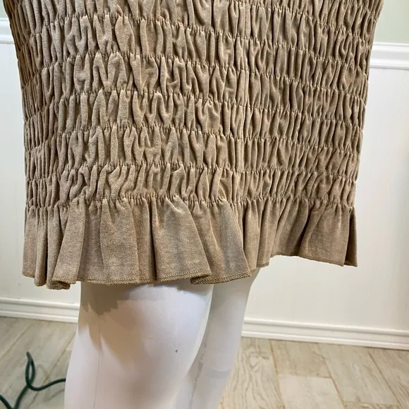 Wilsons Leather Maxima Smocked Suede Skirt or Top