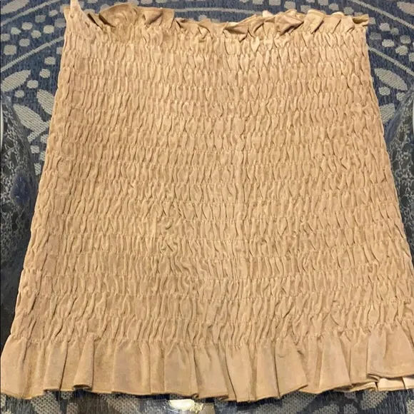 Wilsons Leather Maxima Smocked Suede Skirt or Top