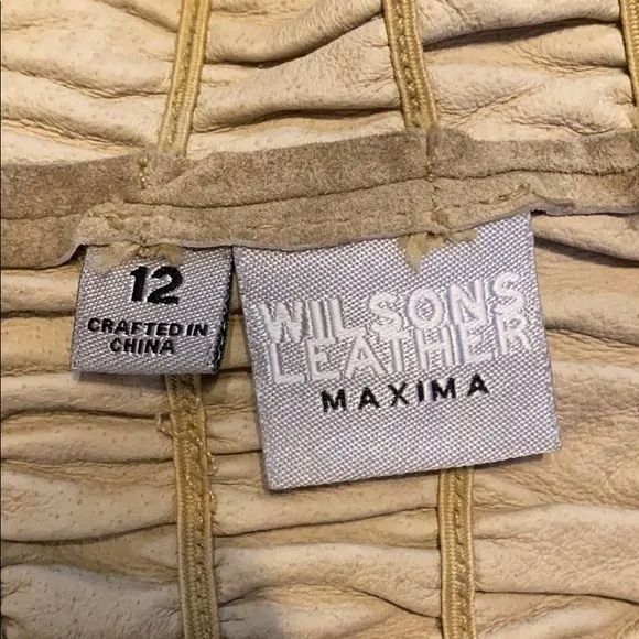 Wilsons Leather Maxima Smocked Suede Skirt or Top