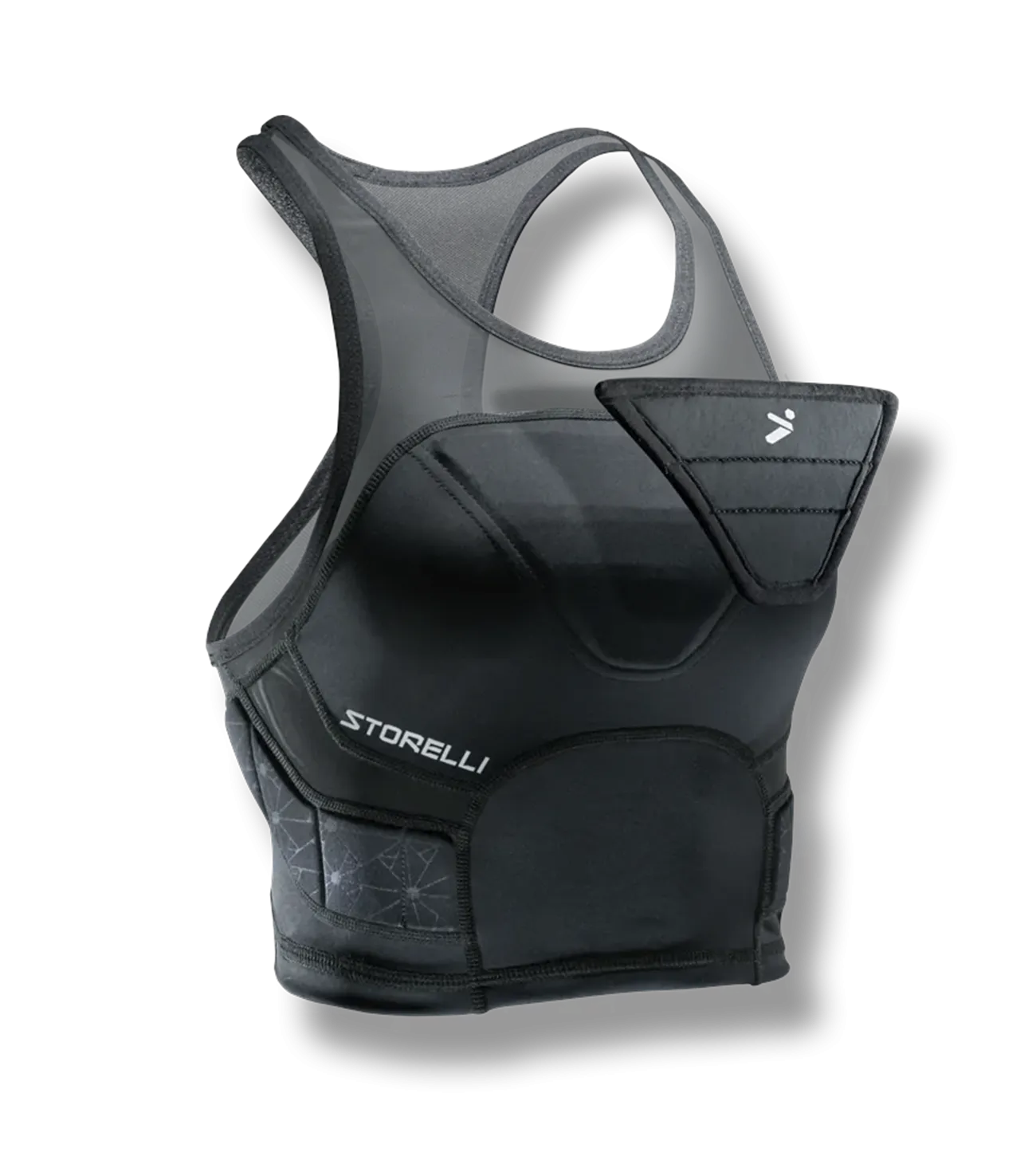 Women’s Bodyshield Crop Top Black Storelli