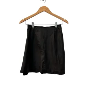 Women's Danier Leather Skirt Size 4 Black