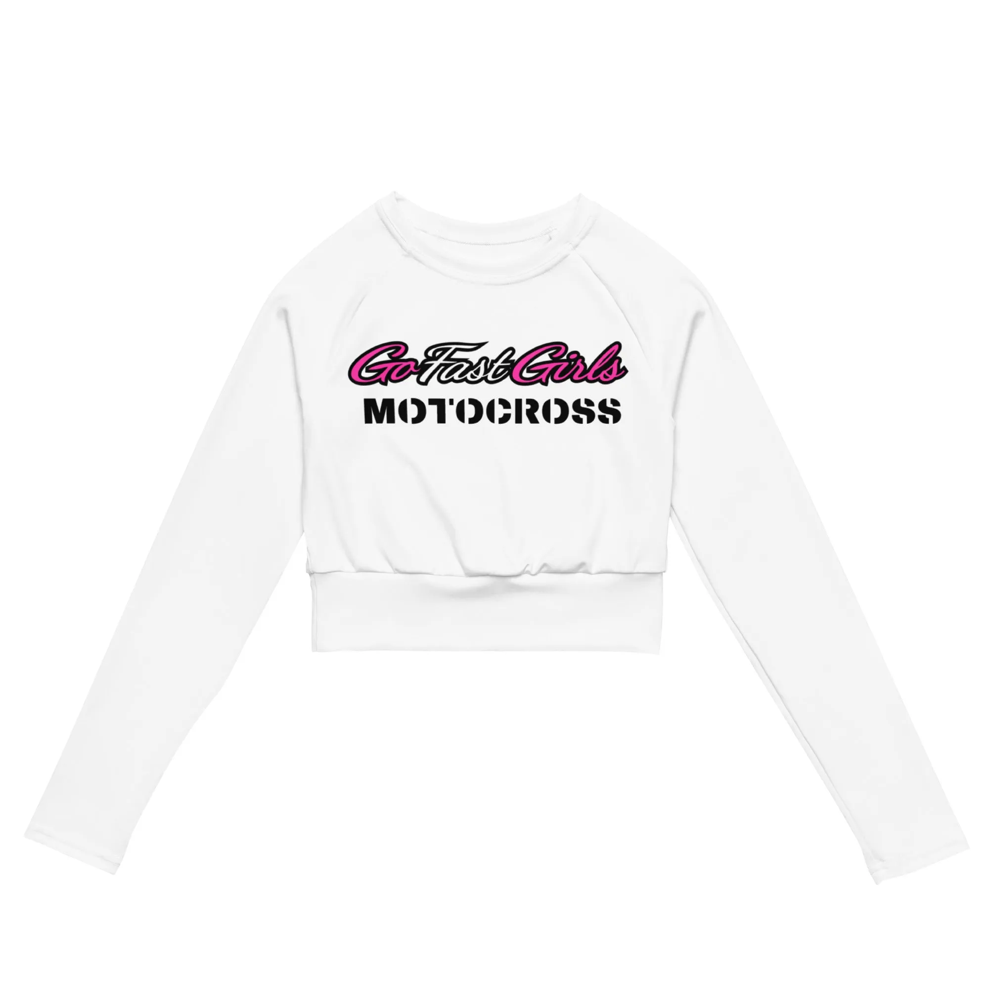 Women's Motocross Long-Sleeve Crop Top
