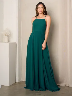 WOMEN'S SLEEVELESS OPEN BACK MAXI DRESS