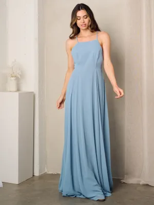 WOMEN'S SLEEVELESS OPEN BACK MAXI DRESS