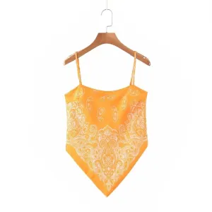 Yellow Bandana Top