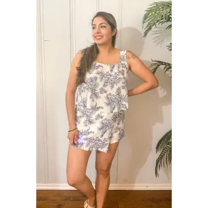 You Go Girl Top and Skort Set - Off White