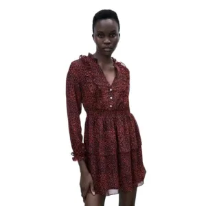 ZARA Animal Print Dress Small